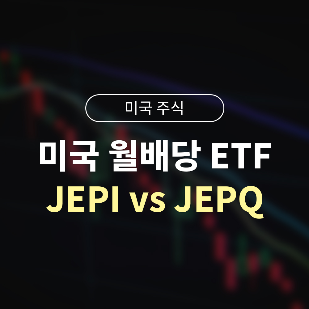 미국 월배당 ETF JEPI vs JEPQ 완벽 비교 (하락장이 무섭지 않은 이유)